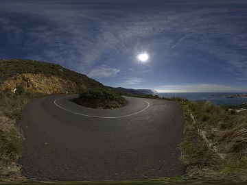 Outdoor Panshan Highway Daytime HDR texture (ID:ffabg40761)