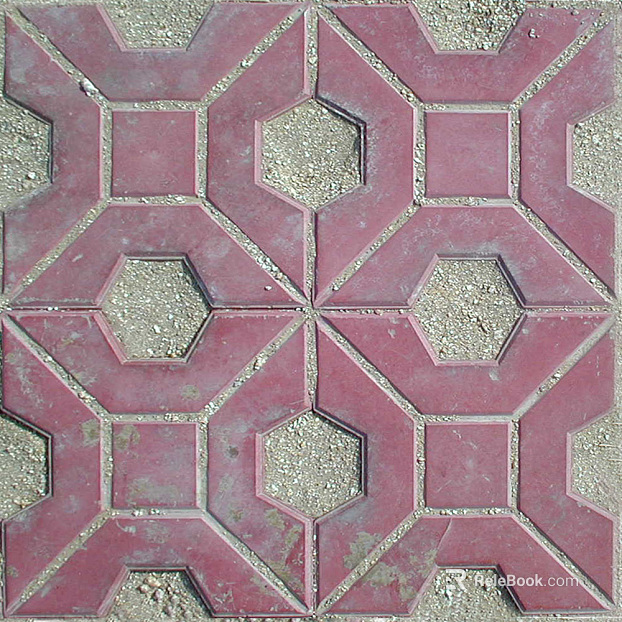 grass-planting brick texture