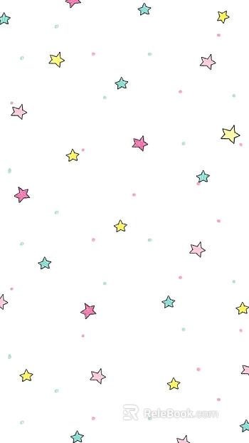 Children's wallpaper texture