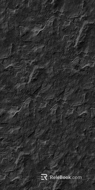 Black culture stone rubble texture