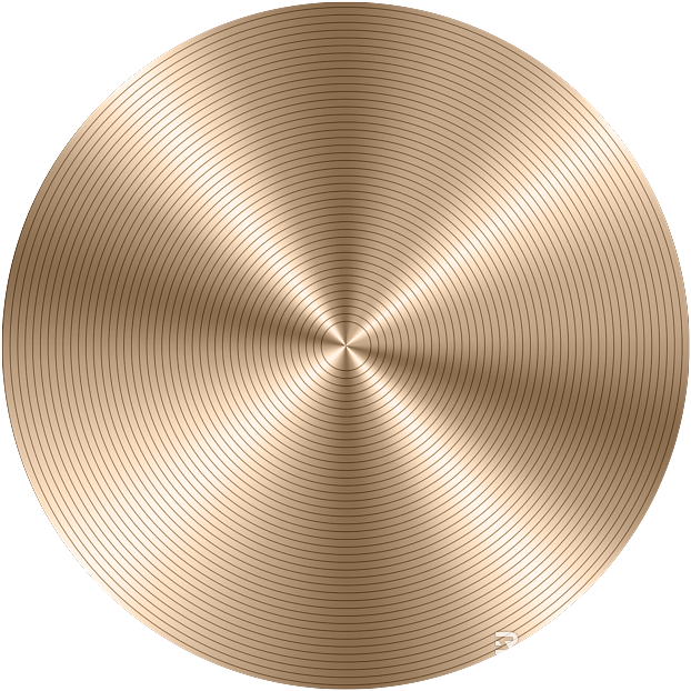 Champagne gold round brushed metal texture