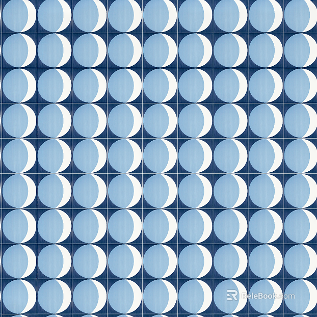 Retro Geometric Pattern Foil Tile Tile Art Tile texture