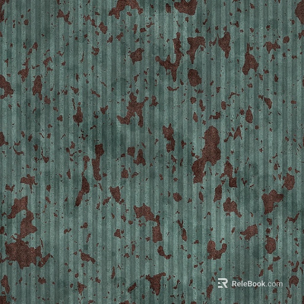 Blue dirty old damaged paint off paint rust metal surface scratches texture