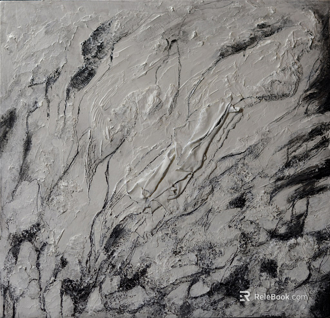 three-dimensional physical painting texture