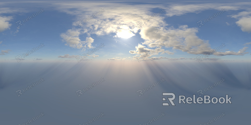 Sunrise Sunset Cloudy Blue Sky Landscape Landscape HDR texture