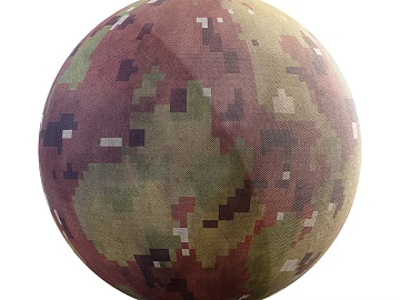 Camouflage Fabric PBR texture (ID:ffach247824)