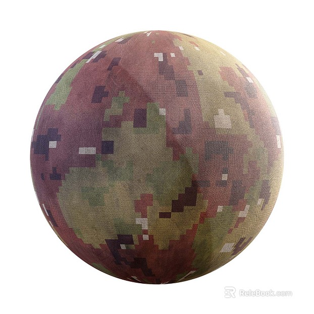 Camouflage Fabric PBR texture