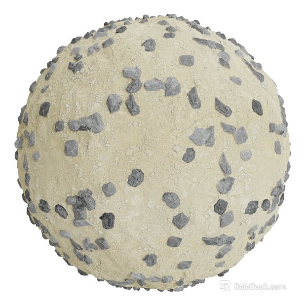 Gravel PBR texture