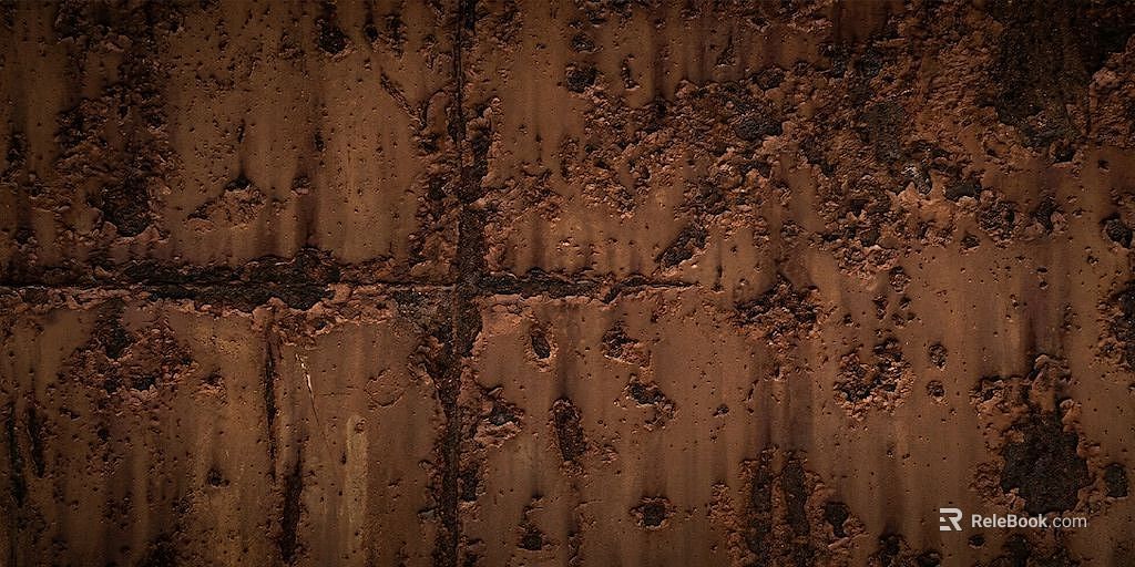 Red-brown aged wood wall decoration texture