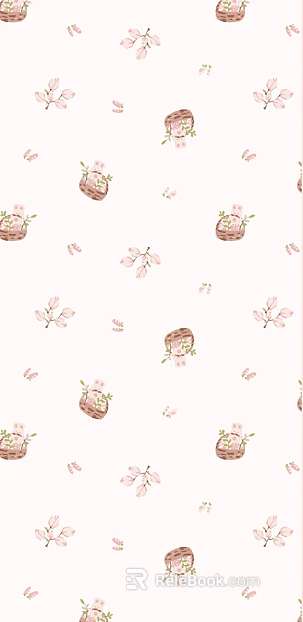 Latest Korean-style floral fabric pattern texture