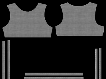 gray plain fabric garment panel texture (ID:ffaeh823076)