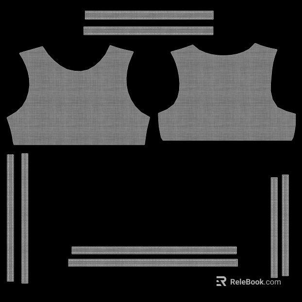 gray plain fabric garment panel texture