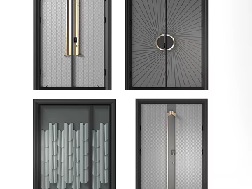 Metal door texture (ID:ffaeg48090)