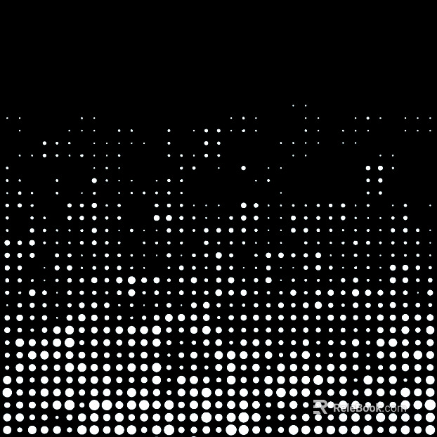 Dot shading black and white texture