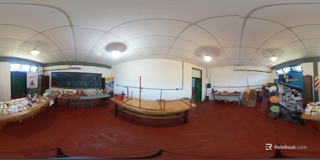 Indoor room storage room HDR texture