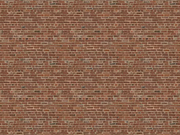 Brick wall seamless 3d model
