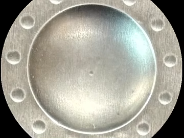 Silver brushed metal mechanical components 3d model
