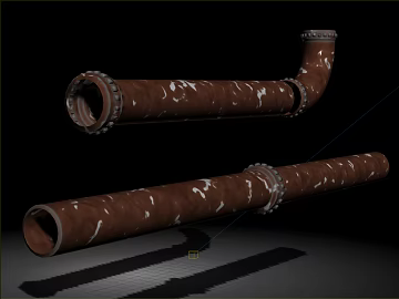 Brown brown old metal pipe industrial fittings texture (ID:ffaeh790774)