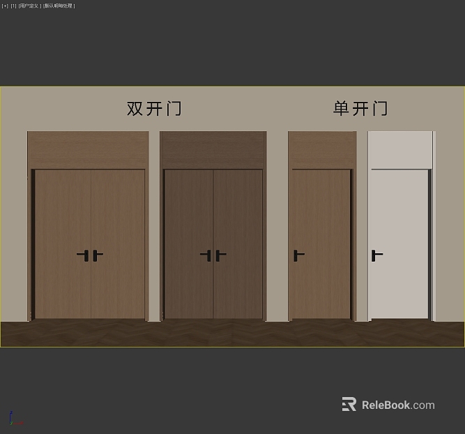 Wooden door texture