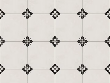 Rice White Black Tile Kitchen and Bathroom Floor texture (ID:ffaeh256882)