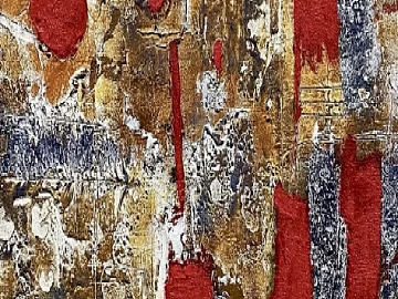 Red Gold Grey Abstract Decorative Painting Living Room Hanging Painting texture (ID:ffaeh175241)