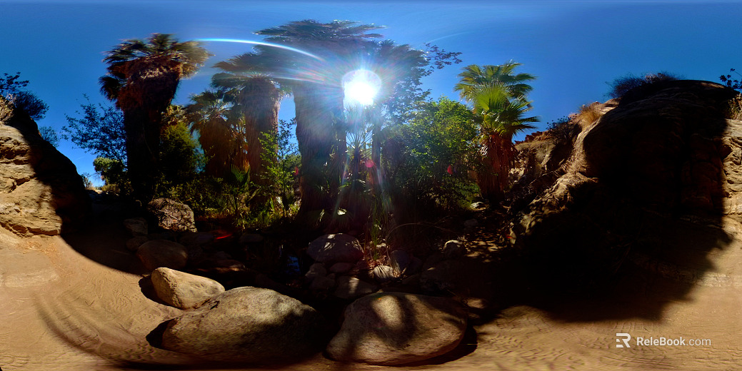 HDR outdoor desert clear sky texture