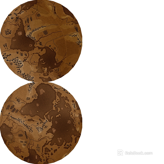 Round carpet texture