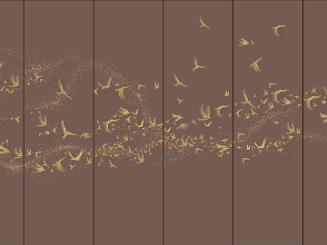 Animal Pattern Wallpaper Wall Cloth Wall Cloth texture (ID:ffach849406)