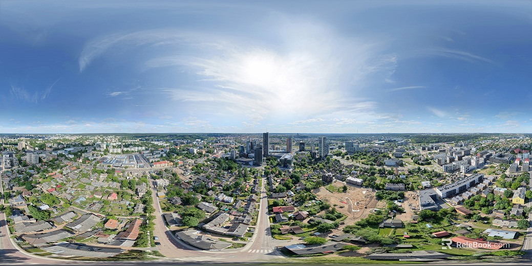 City Daytime Clear Sky HDR texture