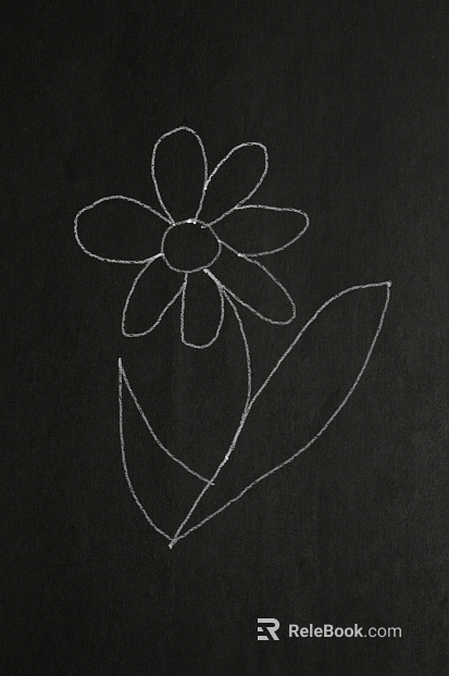 Plant painting texture