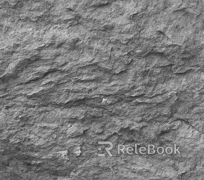 A close-up of a rugged, weathered rock surface, showcasing its intricate texture and layers, illuminated by soft, natural light that highlights its earthy tones and subtle variations in color.