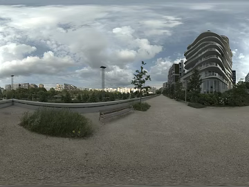 Daytime Environment Outdoor HDR Bench City Clouds Clouds Sky Environment HD Paris Park City texture (ID:ffach144308)