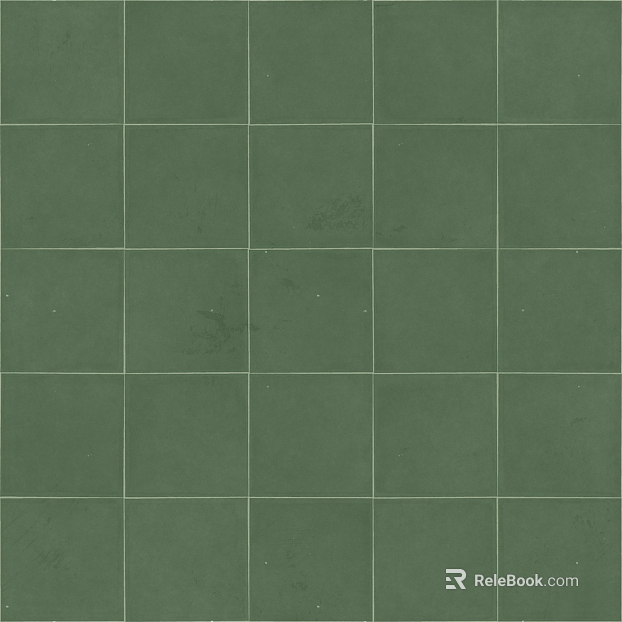 Plain Tile Nordic Plaid Dark Green Toilet Tile texture