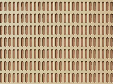 Beige perforated metal panel wall decoration texture (ID:ffaeh405739)