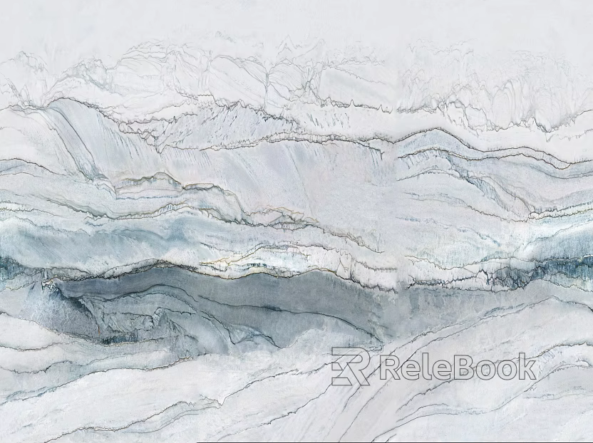 landscape marble ink landscape rock plate texture