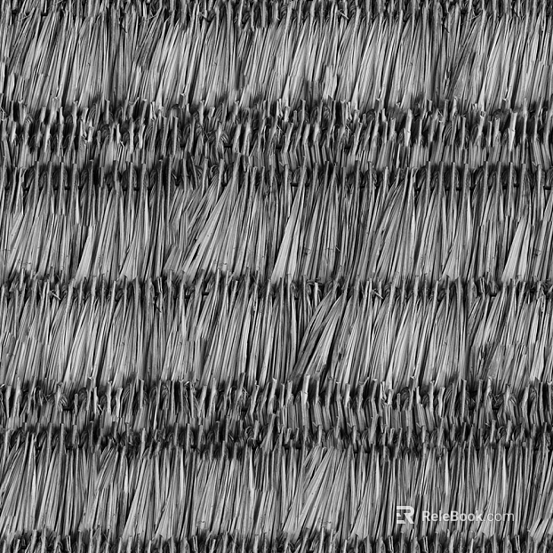 Light gray thatched roof decoration texture
