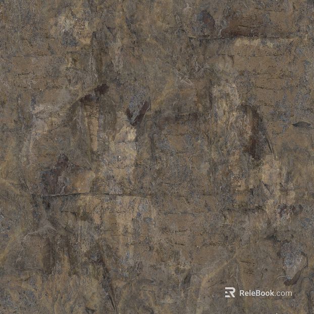 Dark Curry Rock Wall Decoration texture
