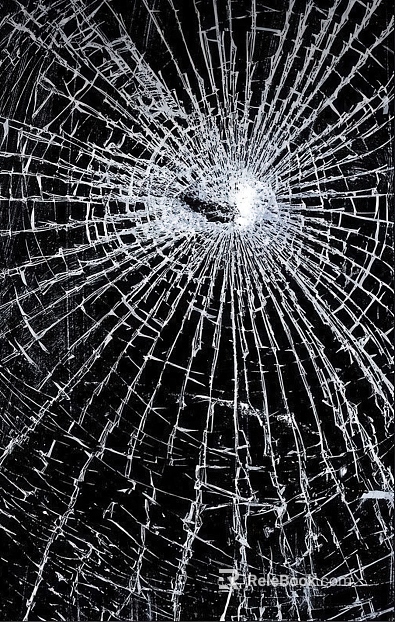 Broken glass texture
