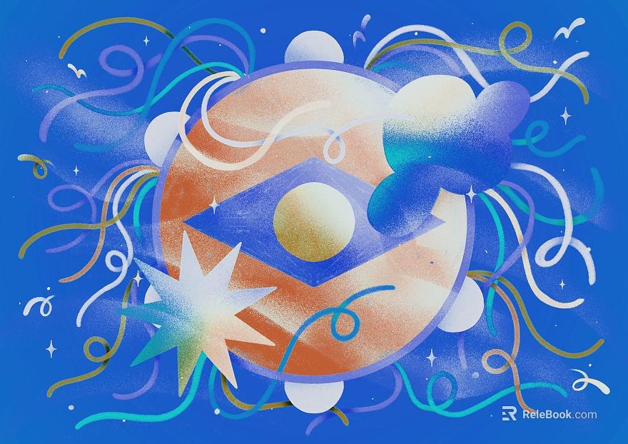 cartoon painting texture