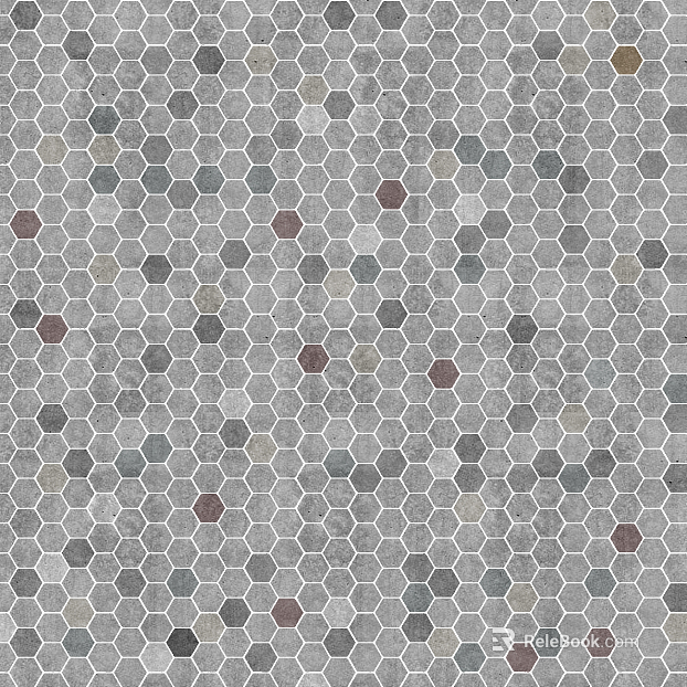 hexagonal brick seamless texture