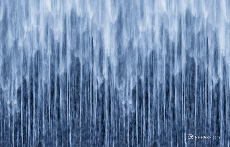 Modern Water Blue Waterfall texture