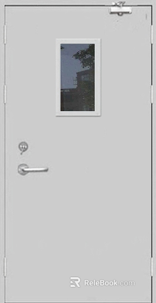 Silver gray metal door interior door texture
