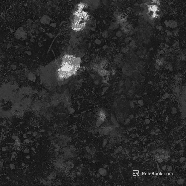 Black and White Tree Shadow Outdoor Ground Map texture