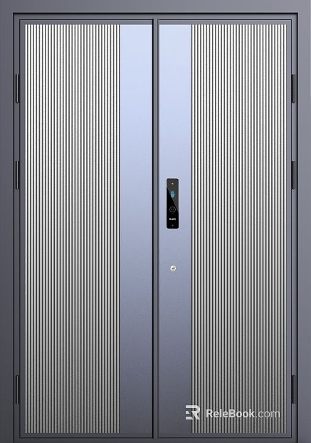 Metal door texture