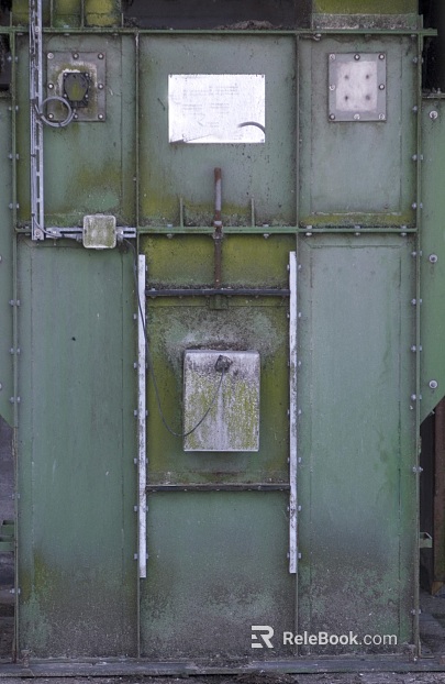 Metal door texture