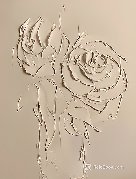 three-dimensional physical painting texture
