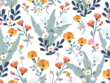 Hand-painted plant flower flower illustration texture (ID:ffach903631)