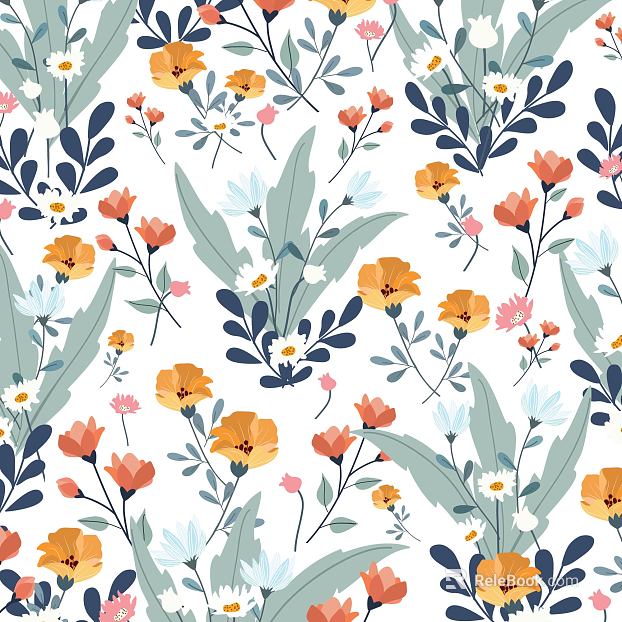 Hand-painted plant flower flower illustration texture