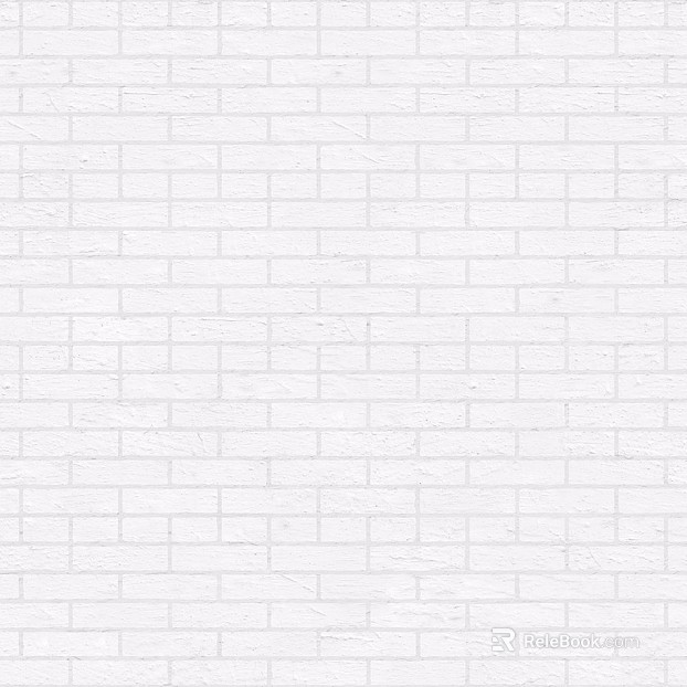 Brick wall Milky White wall seamless texture