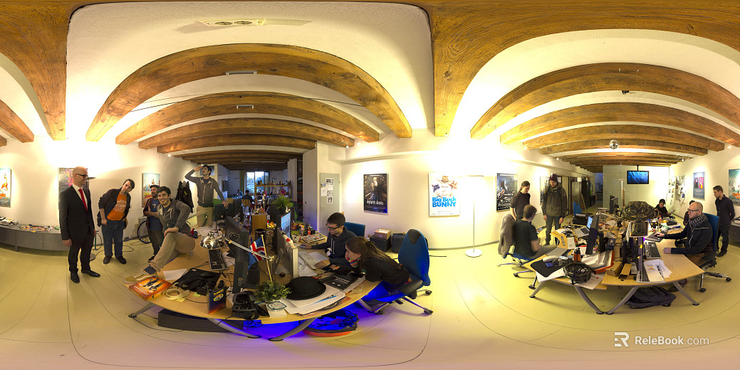 Indoor Office Space HDR texture